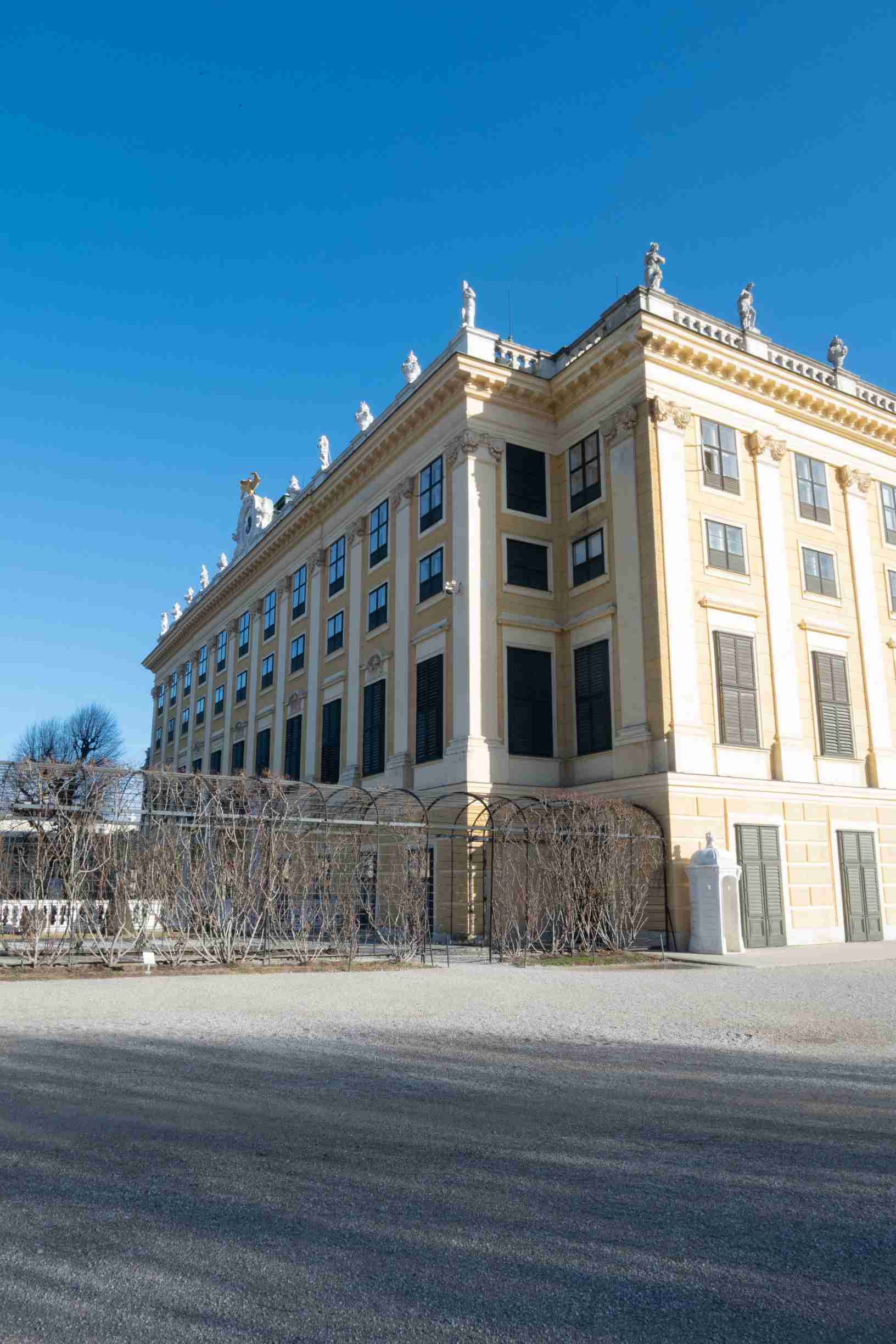 Le coin du château de Schönbrunn