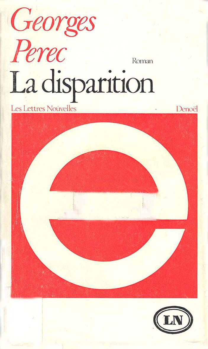 Couverture du livre "La Disparition" de Georges Perec