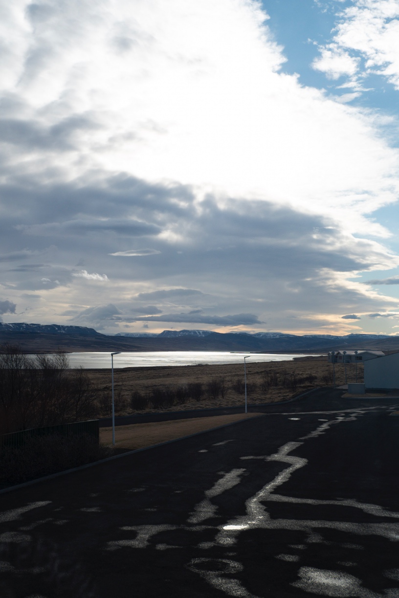 Le lac Svínavatn depuis l'hôtel Húni