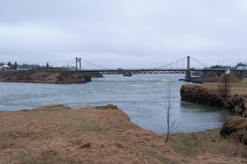 Ölfusárbrú, le pont au-dessus du fleuve Ölfusá à Selfoss