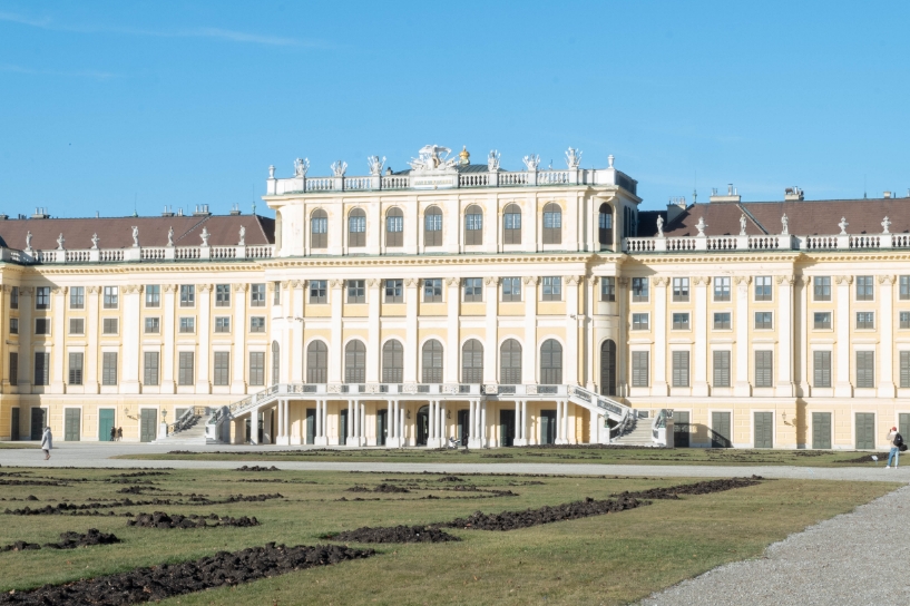 Le château de Schönbrunn et son jardin